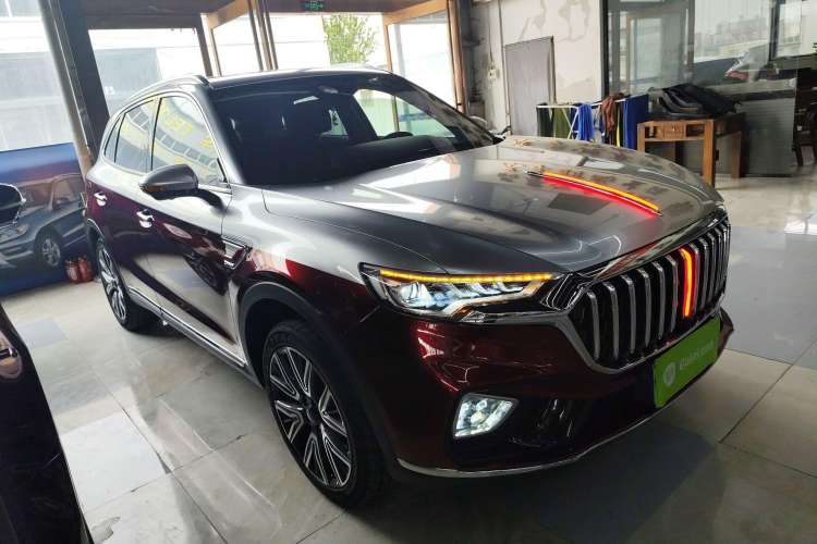 Used Hongqi HS5 2022 Facelifted Version 2.0T Smart Connect Flagship All-Wheel-Drive Edition Front Right 45 Deg