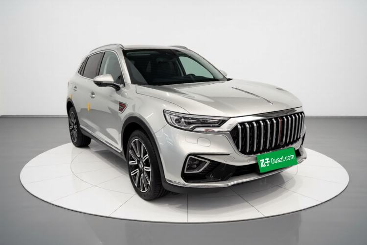Used Hongqi HS5 2022 Facelifted Version 2.0T Smart Connect Flagship All-Wheel-Drive Edition Front Right 45 Deg