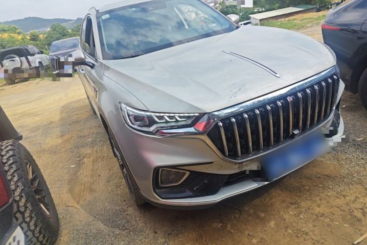 Used Hongqi HS5 2022 Facelifted Version 2.0T Smart Connect Flagship All-Wheel-Drive Edition Front Right 45 Deg