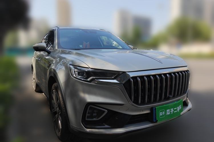 Used Hongqi HS5 2022 Facelifted Version 2.0T Smart Connect Flagship All-Wheel-Drive Edition Front Right 45 Deg