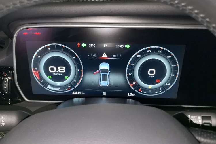 Used Hongqi HS5 2022 2.0T Smart Connect Flagship Edition Instrument Cluster