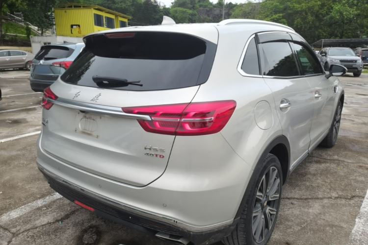 Used Hongqi HS5 2022 Facelifted Version 2.0T Smart Connect Flagship All-Wheel-Drive Edition Rear Right 45 Deg
