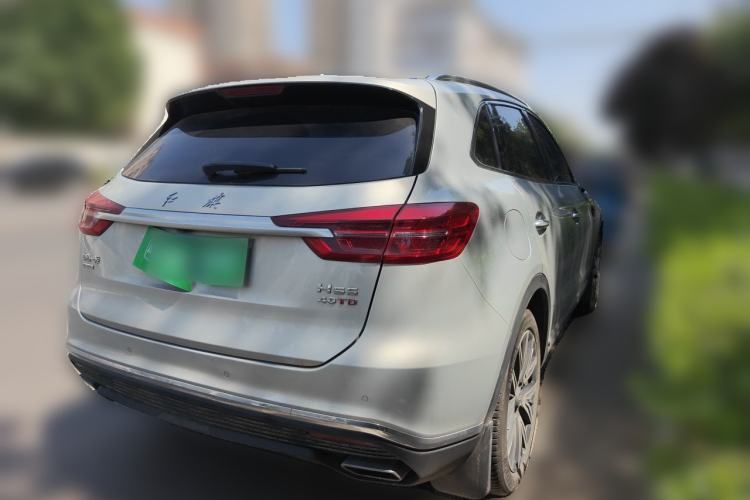 Used Hongqi HS5 2022 Facelifted Version 2.0T Smart Connect Flagship All-Wheel-Drive Edition Rear Right 45 Deg