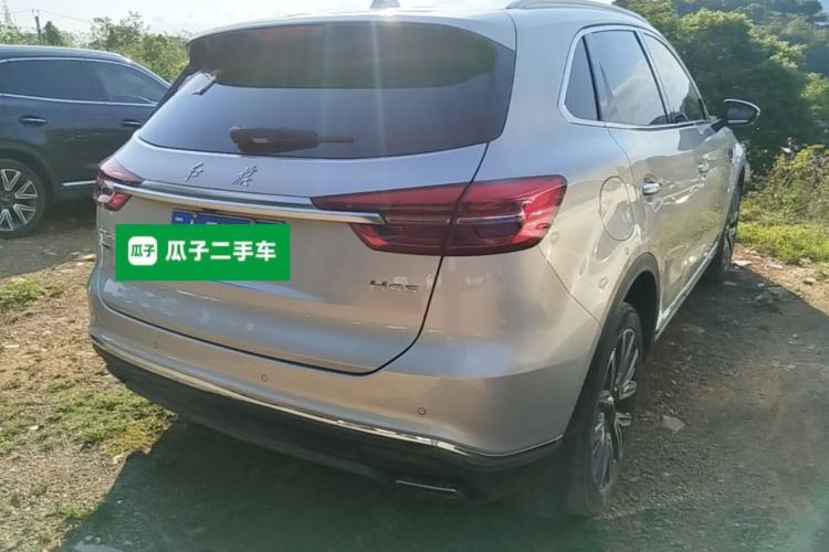 Used Hongqi HS5 2022 Facelifted Version 2.0T Smart Connect Flagship All-Wheel-Drive Edition Rear Right 45 Deg