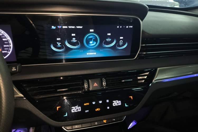 Used Hongqi HS5 2022 Facelifted Version 2.0T Smart Connect Flagship All-Wheel-Drive Edition Audio And AC Panel