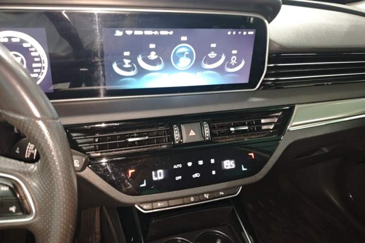 Used Hongqi HS5 2022 Facelifted Version 2.0T Smart Connect Flagship All-Wheel-Drive Edition Audio And AC Panel