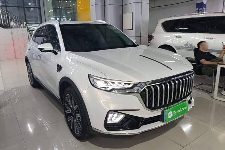 Used Hongqi HS5 2022 Facelifted Version 2.0T Smart Connect Flagship All-Wheel-Drive Edition Front Right 45 Deg