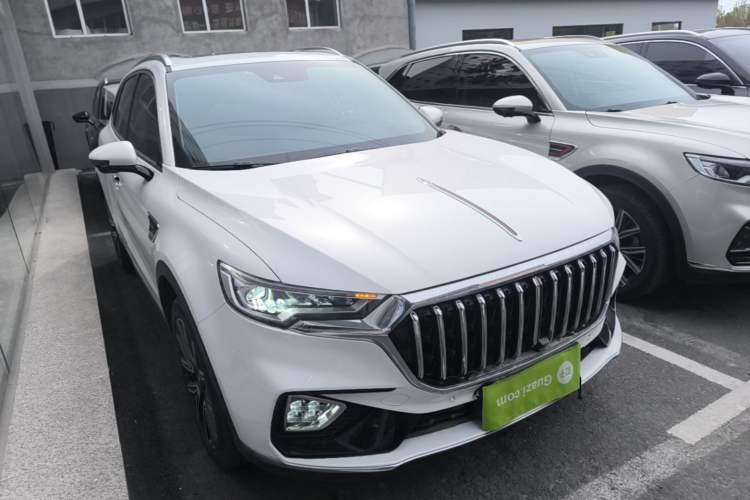 Used Hongqi HS5 2022 Facelifted Version 2.0T Smart Connect Flagship All-Wheel-Drive Edition Front Right 45 Deg