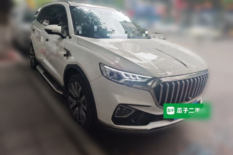 Used Hongqi HS5 2022 Facelifted Version 2.0T Smart Connect Flagship All-Wheel-Drive Edition Front Right 45 Deg