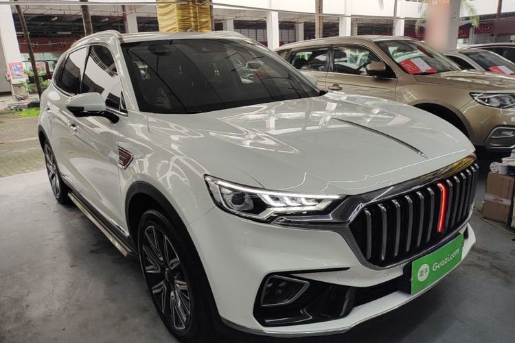 Used Hongqi HS5 2022 Facelifted Version 2.0T Smart Connect Flagship All-Wheel-Drive Edition Front Right 45 Deg
