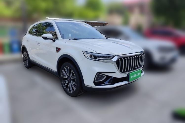Used Hongqi HS5 2022 Facelifted Version 2.0T Smart Connect Flagship All-Wheel-Drive Edition Front Right 45 Deg