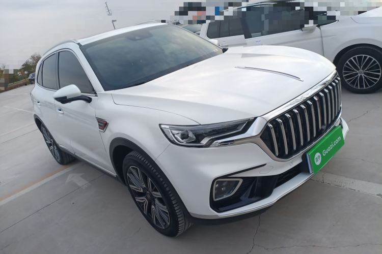 Used Hongqi HS5 2022 Facelifted Version 2.0T Smart Connect Flagship All-Wheel-Drive Edition Front Right 45 Deg