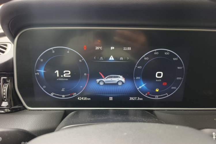 Used Hongqi HS5 2022 Revised Version 2.0T Smart Connect Flagship Edition Instrument Cluster