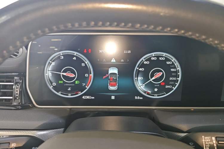 Used Hongqi HS5 2022 Revised Version 2.0T Smart Connect Flagship Edition Instrument Cluster