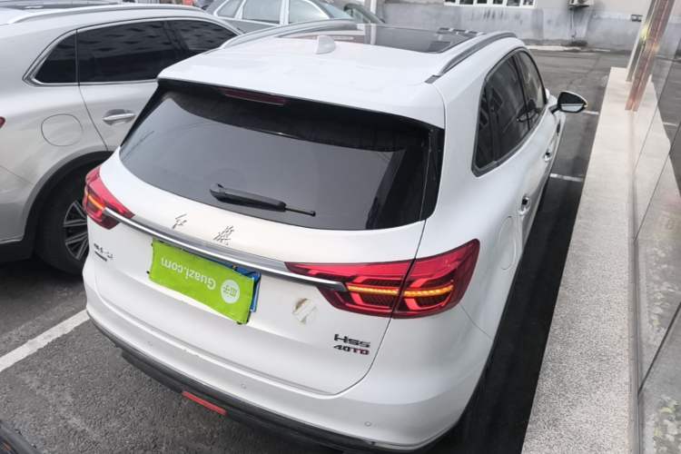 Used Hongqi HS5 2022 Facelifted Version 2.0T Smart Connect Flagship All-Wheel-Drive Edition Rear Right 45 Deg