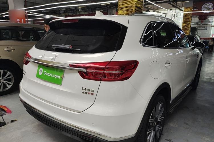 Used Hongqi HS5 2022 Facelifted Version 2.0T Smart Connect Flagship All-Wheel-Drive Edition Rear Right 45 Deg