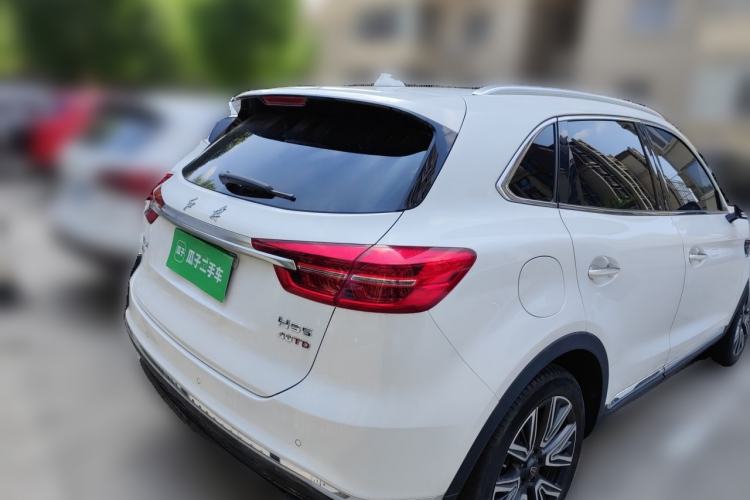 Used Hongqi HS5 2022 Facelifted Version 2.0T Smart Connect Flagship All-Wheel-Drive Edition Rear Right 45 Deg