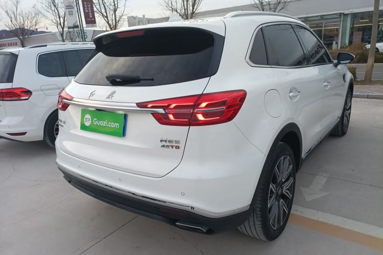 Used Hongqi HS5 2022 Facelifted Version 2.0T Smart Connect Flagship All-Wheel-Drive Edition Rear Right 45 Deg