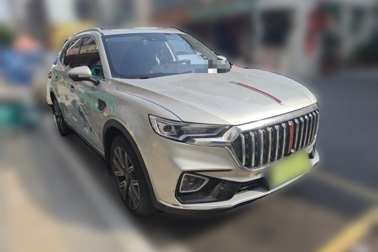Used Hongqi HS5 2022 Facelifted Version 2.0T Smart Connect Flagship All-Wheel-Drive Edition Front Right 45 Deg