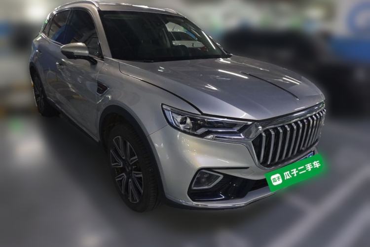 Used Hongqi HS5 2022 Facelifted Version 2.0T Smart Connect Flagship All-Wheel-Drive Edition Front Right 45 Deg