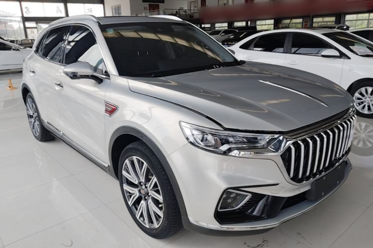 Used Hongqi HS5 2022 Facelifted Version 2.0T Smart Connect Flagship All-Wheel-Drive Edition Front Right 45 Deg