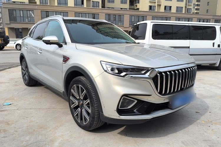 Used Hongqi HS5 2022 Facelifted Version 2.0T Smart Connect Flagship All-Wheel-Drive Edition Front Right 45 Deg