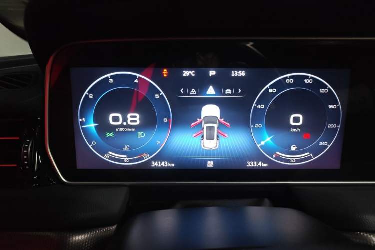 Used Hongqi HS5 2022 Revised Version 2.0T Smart Connect Flagship Edition Instrument Cluster