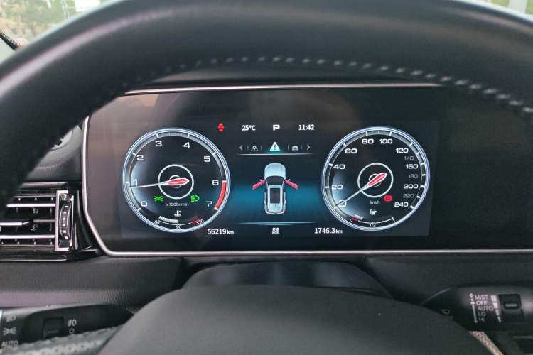 Used Hongqi HS5 2022 2.0T Smart Connect Flagship Edition Instrument Cluster