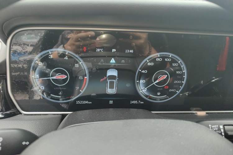 Used Hongqi HS5 2022 Revised Version 2.0T Smart Connect Flagship Edition Instrument Cluster