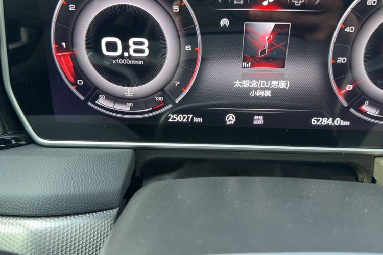 Used Hongqi HS5 2022 Revised Version 2.0T Smart Connect Flagship Edition Odometer Close Up