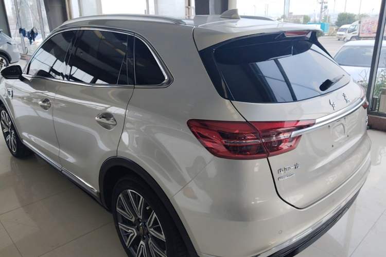 Used Hongqi HS5 2022 Facelifted Version 2.0T Smart Connect Flagship All-Wheel-Drive Edition Rear Left 45 Deg