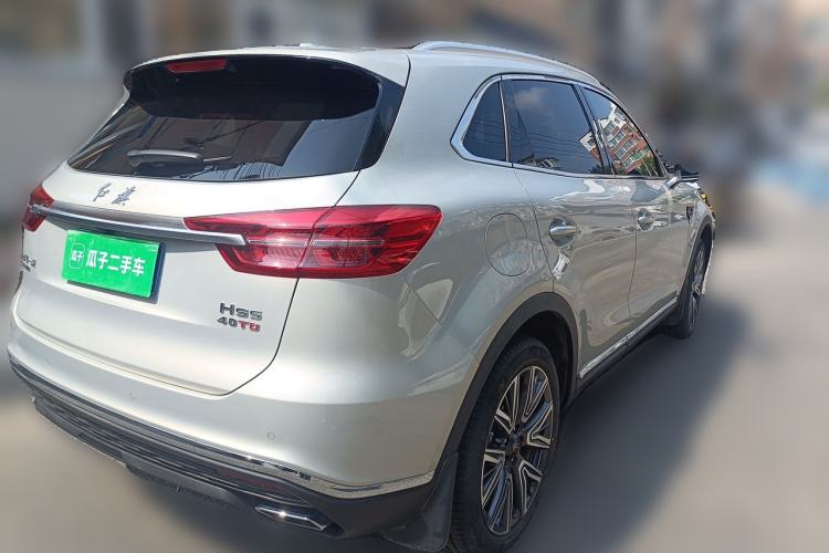 Used Hongqi HS5 2022 2.0T Smart Connect Flagship All-Wheel-Drive Version Rear Right 45 Deg
