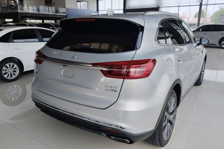 Used Hongqi HS5 2022 Facelifted Version 2.0T Smart Connect Flagship All-Wheel-Drive Edition Rear Right 45 Deg