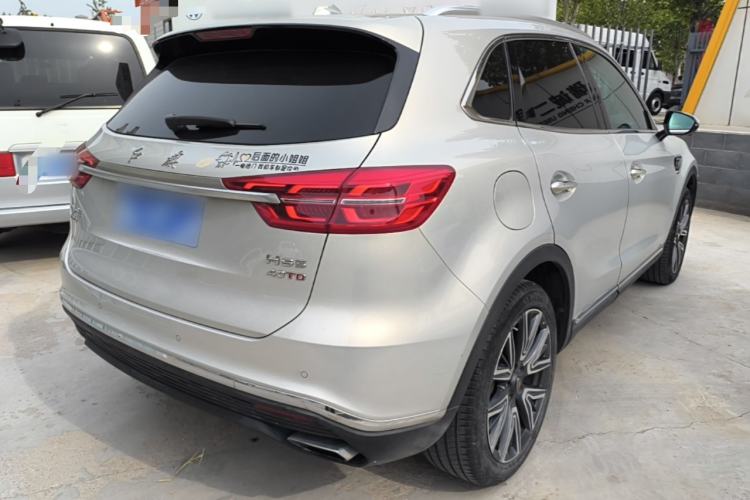 Used Hongqi HS5 2022 Facelifted Version 2.0T Smart Connect Flagship All-Wheel-Drive Edition Rear Right 45 Deg