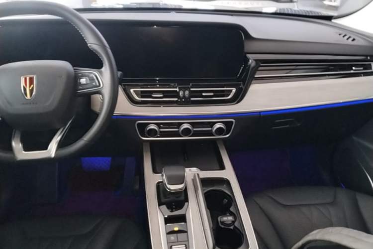 Used Hongqi HS5 2023 2.0T Qixiang Pro 500 000th Unit Commemorative Edition Audio And AC Panel