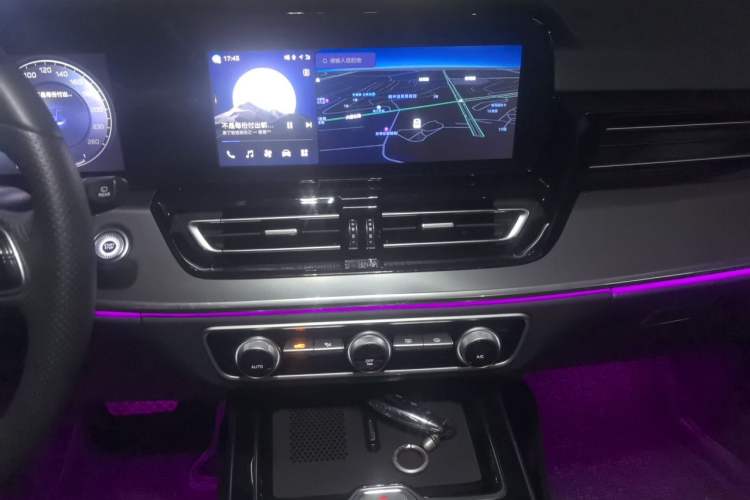 Used Hongqi HS5 2023 2.0T Qixiang Pro 500 000th Unit Commemorative Edition Audio And AC Panel