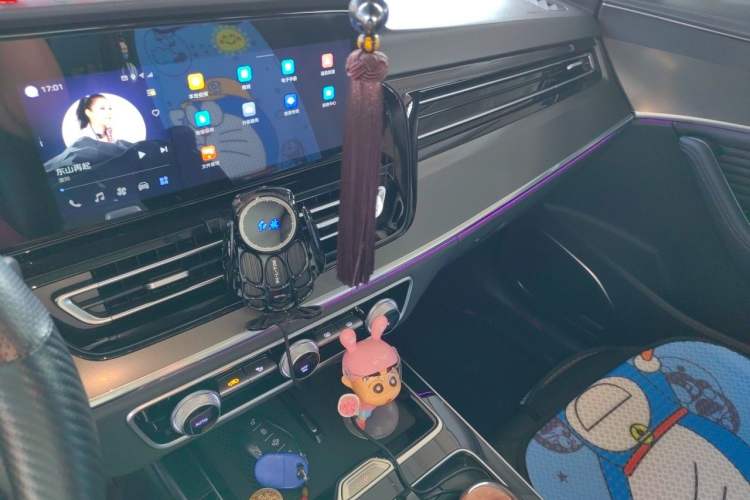 Used Hongqi HS5 2023 2.0T Qixiang Pro 500 000th Unit Commemorative Edition Audio And AC Panel