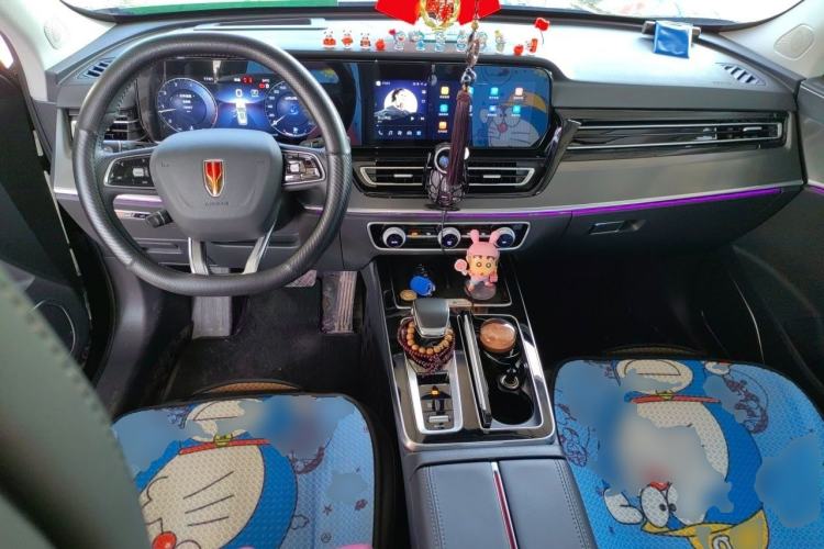 Used Hongqi HS5 2023 2.0T Qixiang Pro 500 000th Unit Commemorative Edition Center Console