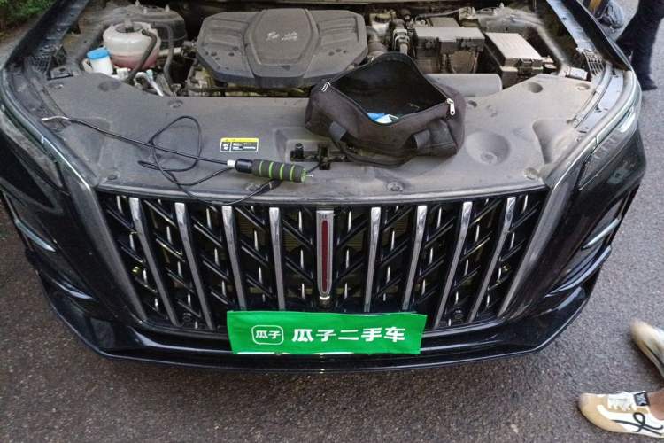 Used Hongqi HS5 2023 2.0T Four-Wheel Drive Flagship Pro Edition Engine Bay