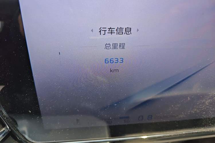 Used Hongqi HS5 2023 2.0T Four-Wheel Drive Flagship Pro Edition Odometer Close Up