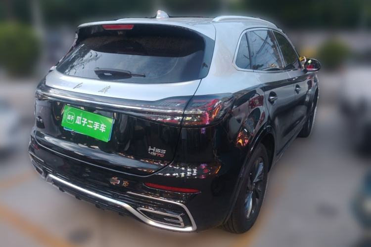 Used Hongqi HS5 2023 2.0T Qixiang Pro 500 000th Unit Commemorative Edition Rear Right 45 Deg