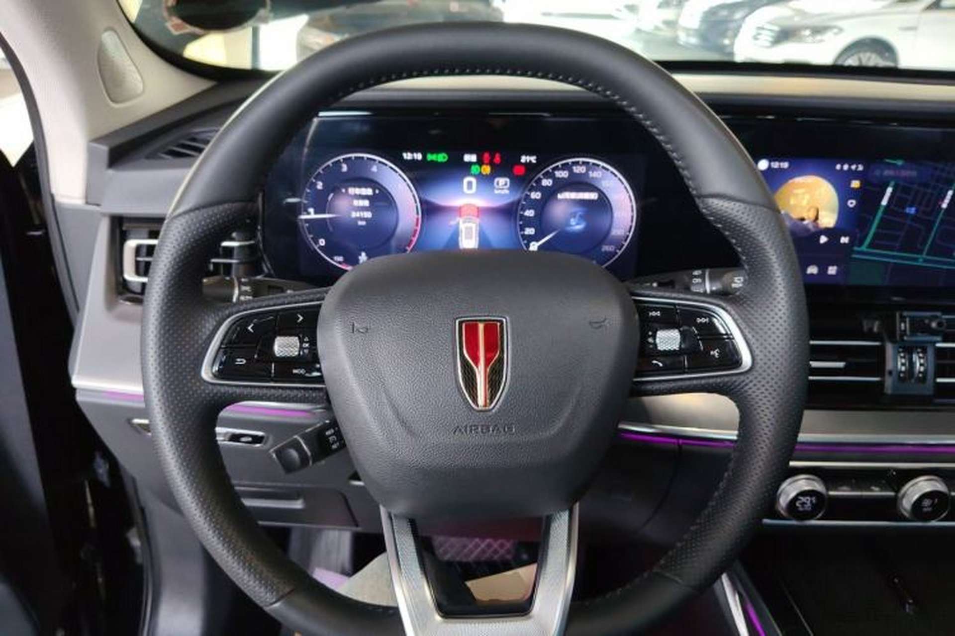 Used Hongqi HS5 2023 2.0T Four-Wheel Drive Flagship Pro Edition Steering Wheel