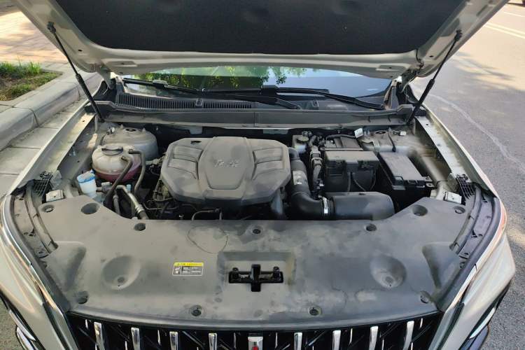 Used Hongqi HS5 2023 2.0T Four-Wheel Drive Flagship Pro Edition Engine Bay