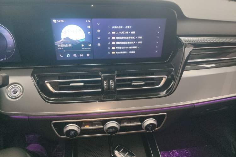 Used Hongqi HS5 2023 2.0T Qixiang Pro Edition Audio And AC Panel