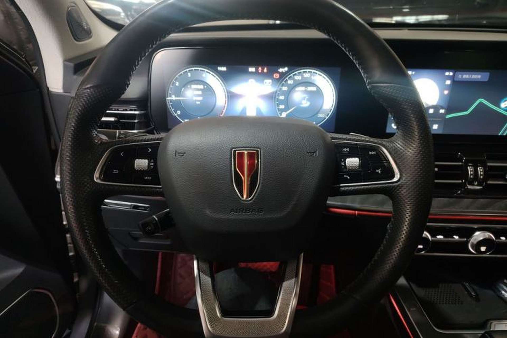 Used Hongqi HS5 2023 2.0T Four-Wheel Drive Flagship Pro Edition Steering Wheel