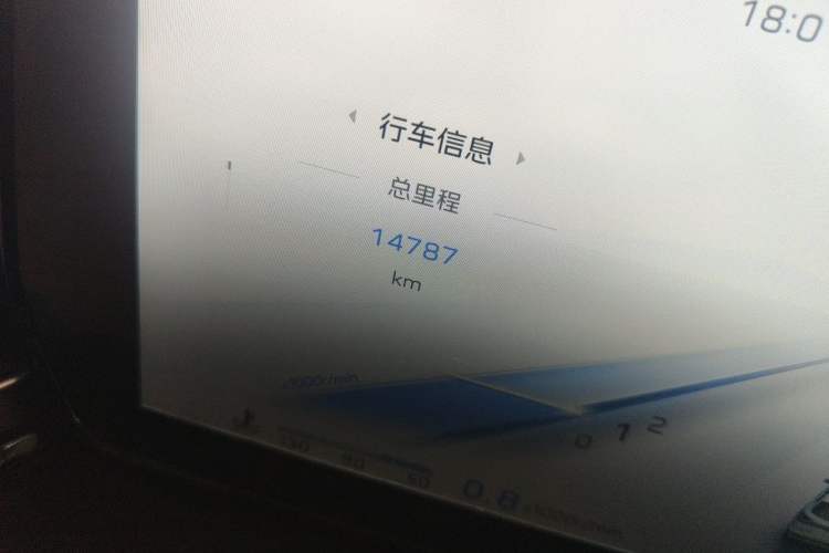 Used Hongqi HS5 2023 2.0T Qixiang Pro Edition Odometer Close Up