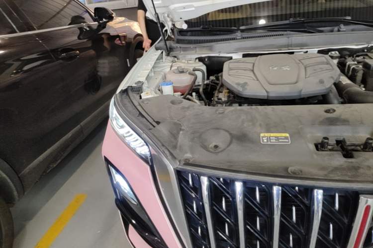 Used Hongqi HS5 2023 2.0T Four-Wheel Drive Flagship Pro Edition Engine Bay Right