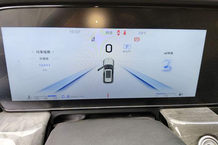 Used Hongqi HS5 2023 2.0T Four-Wheel Drive Flagship Pro Edition Instrument Cluster