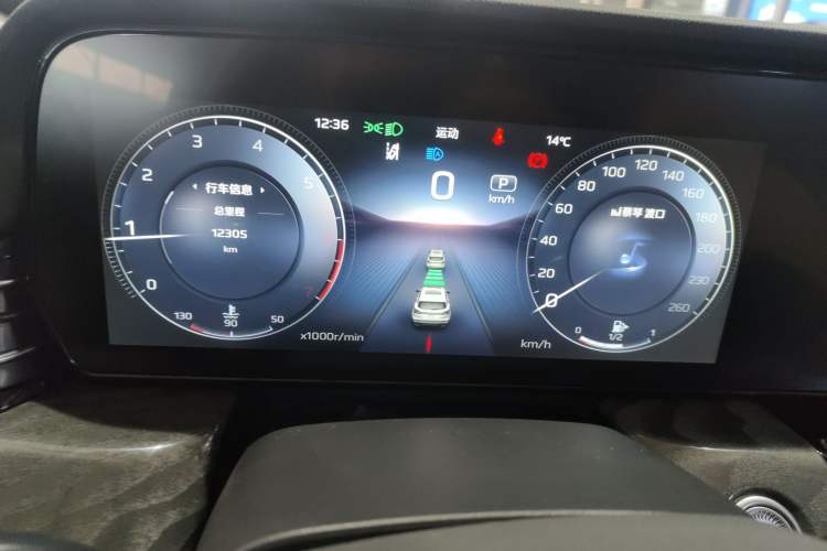 Used Hongqi HS5 2023 2.0T Four-Wheel Drive Flagship Pro Edition Instrument Cluster