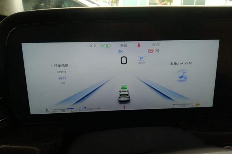 Used Hongqi HS5 2023 2.0T Four-Wheel Drive Flagship Pro Edition Instrument Cluster